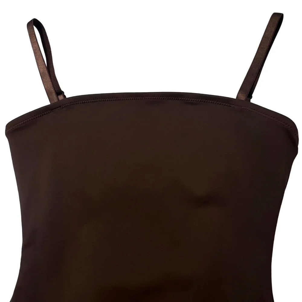 SKIMS Shaping Swim Cami‎ One Piece Cocoa XXS